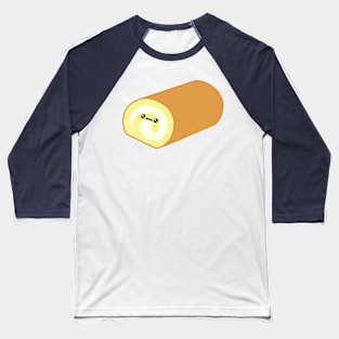 Vanilla Cake Roll Baseball T-Shirt